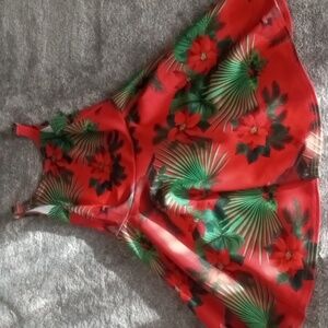 Shinesty Christmas Cardinal Fit and Flare Skater Dress